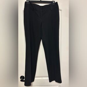 Black Straight Leg Women's Dress Pants - 8